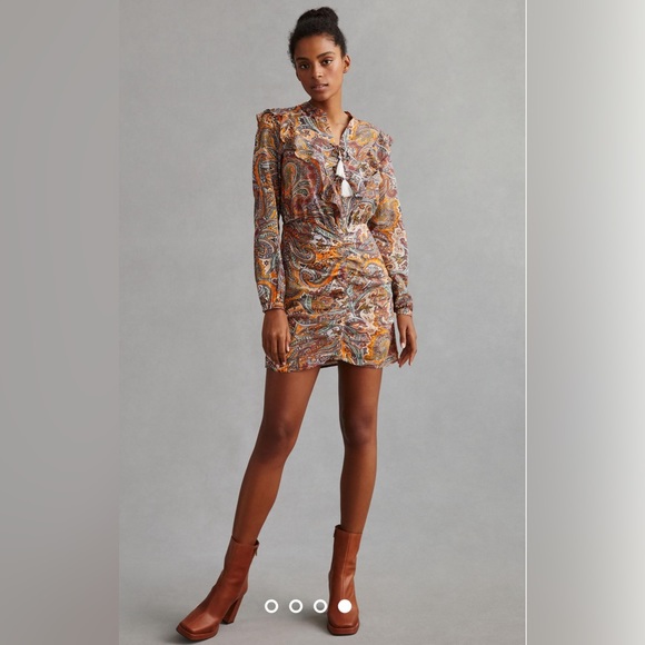 Anthropologie Lace Mini Dress - Picture 1 of 10